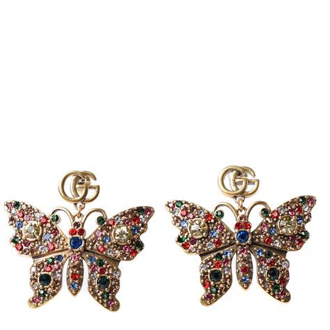 gucci butterfly earrings